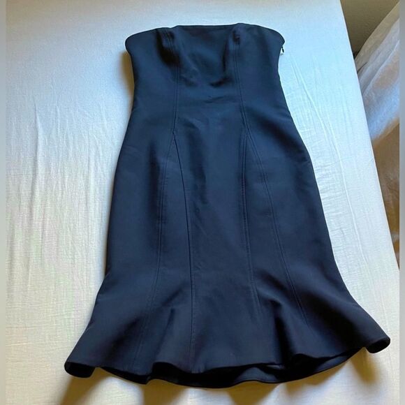 Cinq a sept Calvina Dress - strapless Indigo blue size 4 - Picture 3 of 5